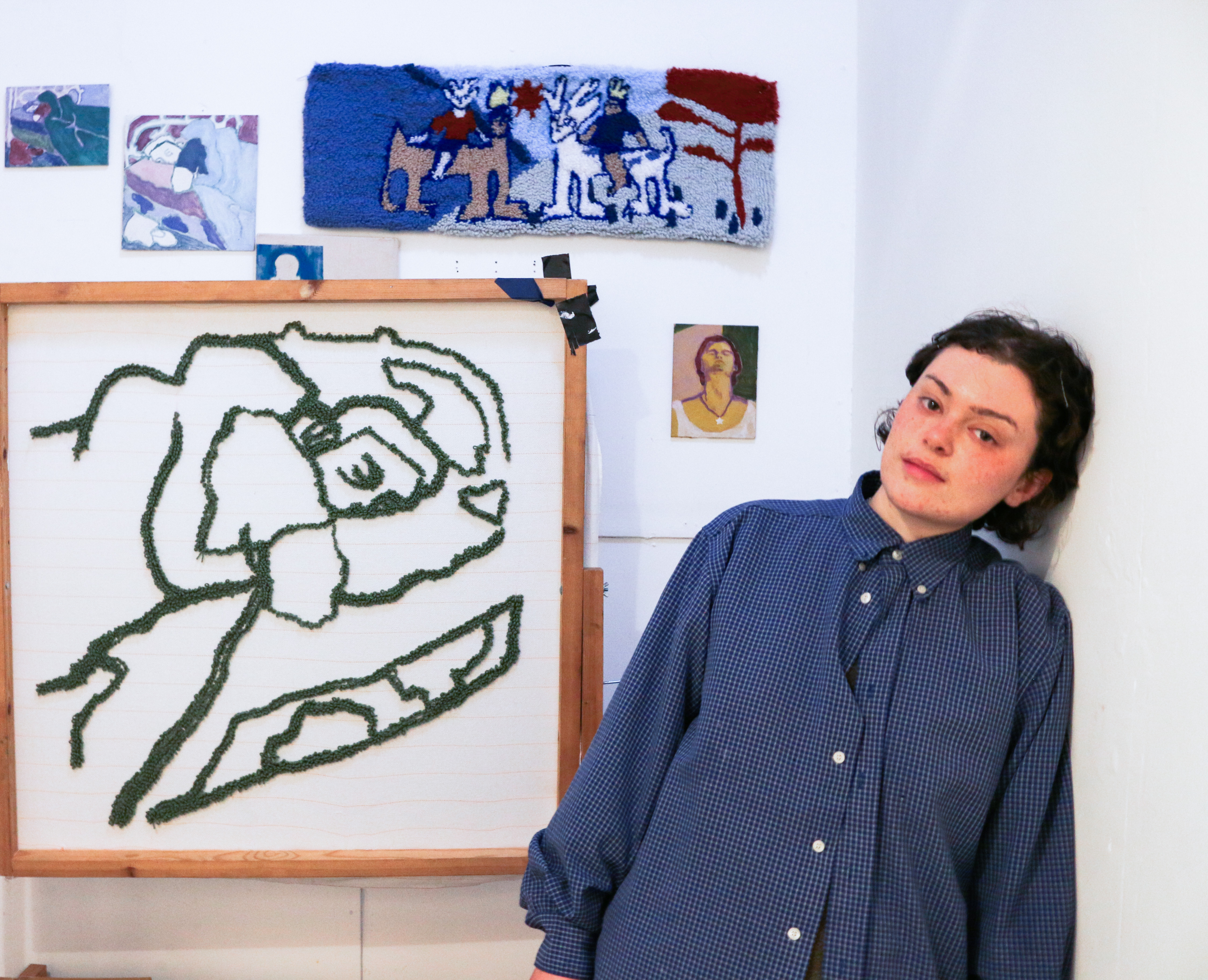 Lydia Lott in her studio